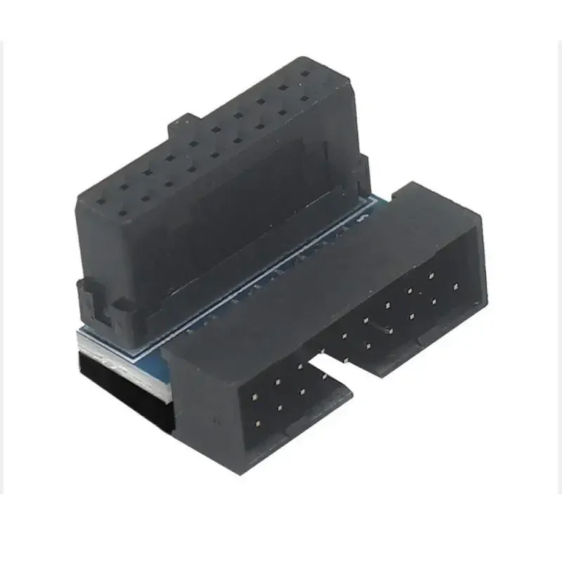 Computer Motherboard Header Adapter USB 3.0 19P 20P 90 Grad Plug-in Konverter PC Mainboard Anschluss