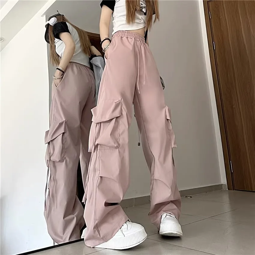 4 Colors NWT Women Wide Cut Pants Fitness Women Loose High Waist Legging 4-Way Stretch Leggings Lady Stretchy Pants