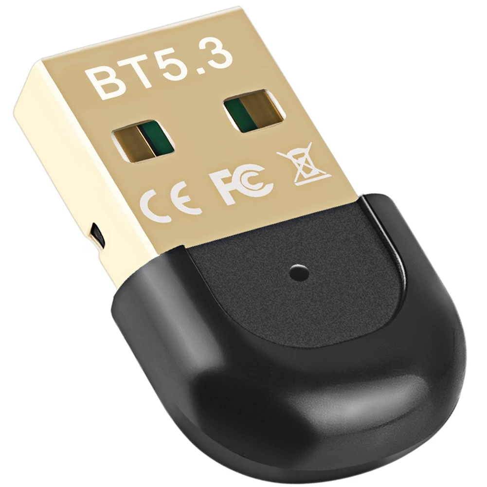 

USB Bluetooth 5.3 Адаптер Приемник USB Беспроводной Bluetooth-передатчик Бесплатный драйвер для настольного компьютера Bluetooth