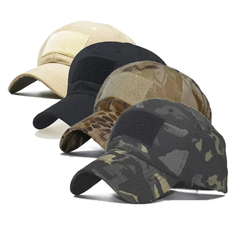 1pc Baseball Caps Camouflage Tactical Outdoor Soldier Combat Paintball Adjustable Hat Summer Snapback Sun Hats For Men Women