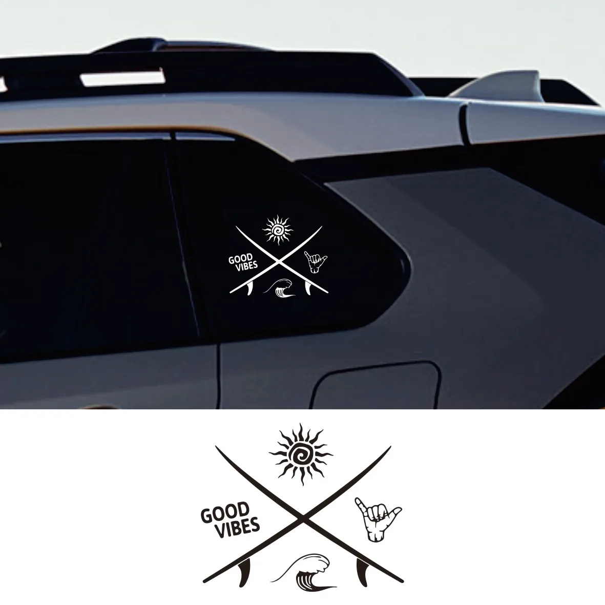 

Beach Waves Vinyl Sticker | Waterproof & Non-Debonding | for Cars/Motorcycles/Trucks | DIY Styling Accessory | Customizable