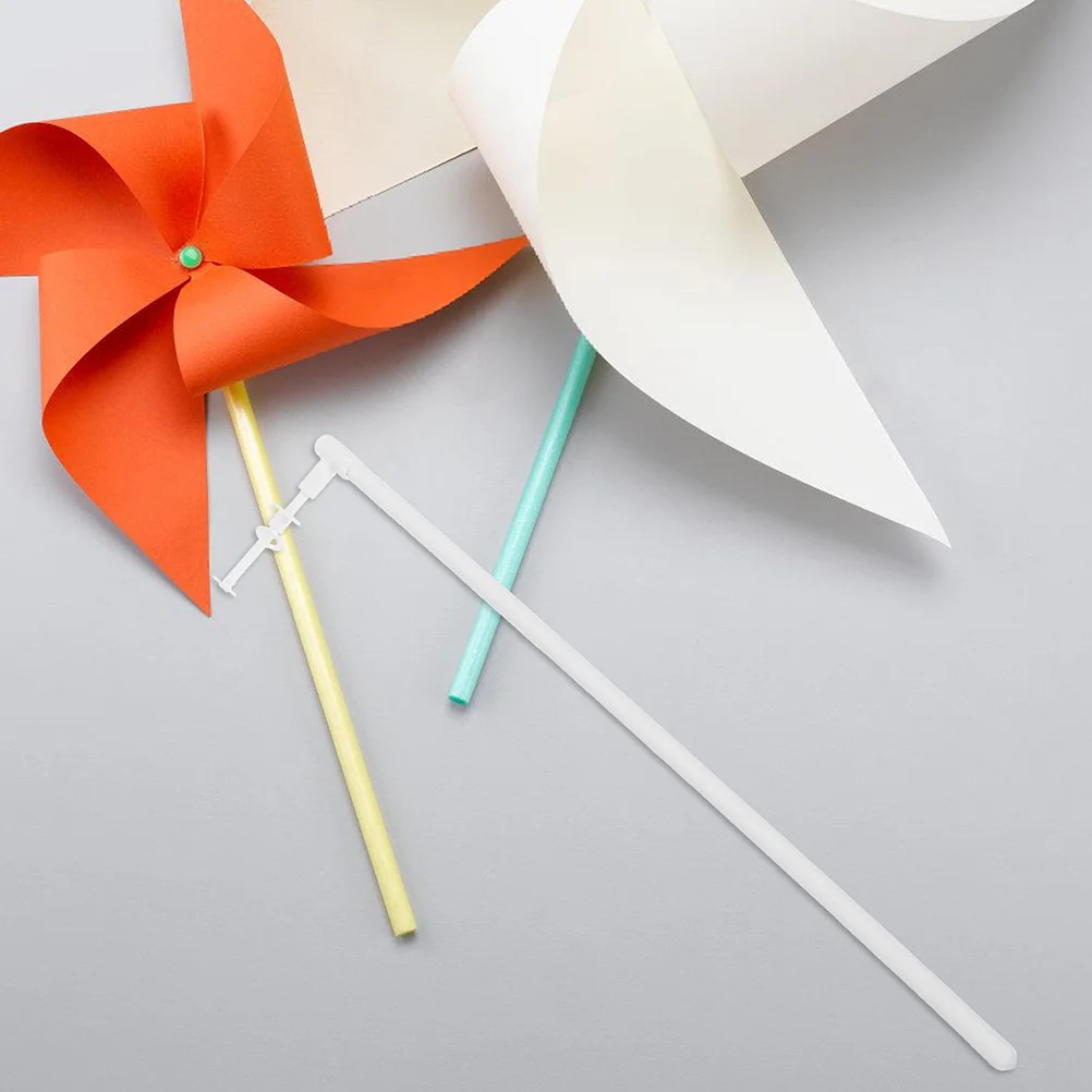 

12Pcs Windmill Accessories Reusable Plastic Pinwheel Sticks Replacement Bars for Outdoor Spinner Repair