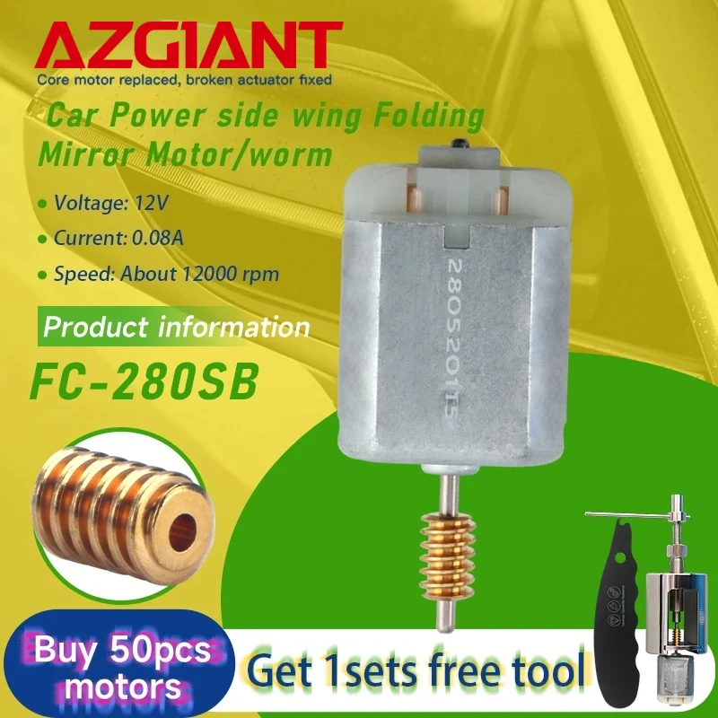 

FC-280SB Car Power Mirror Motor Power Folding Mirror Motor Worm Gear For Ford Focus IV/Escape MK5/Kuga MK2/Ka MK3/Fiesta MK7 DIY