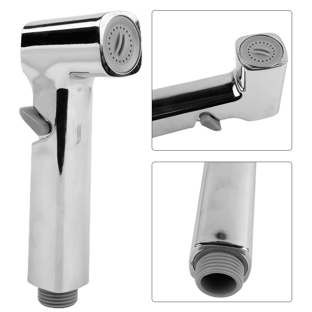 Toilet Washer Hand-held Bidet Bathroom Accessories Faucet Hand-held Nozzle Press-free Shower Heads Supercharged