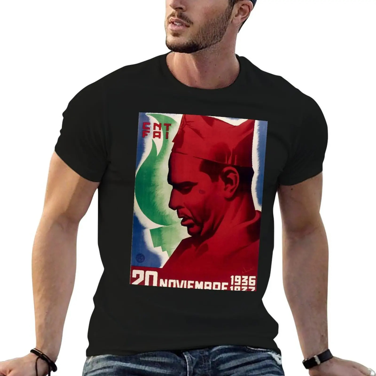 تي شيرت DURRUTI قطني تي شيرت رجالي برسومات قميص أبيض حزمة تي شيرت رجالي t