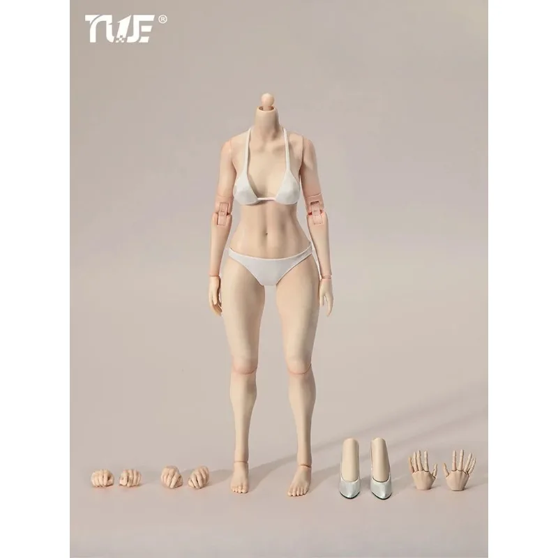 True1Toys 1/6 EC3027 EC3028 أنثى ضيق الكتف جسم مشترك 12 ''تنقل مشترك كامل الضوء الأبيض القمح عمل الشكل الدمى #6