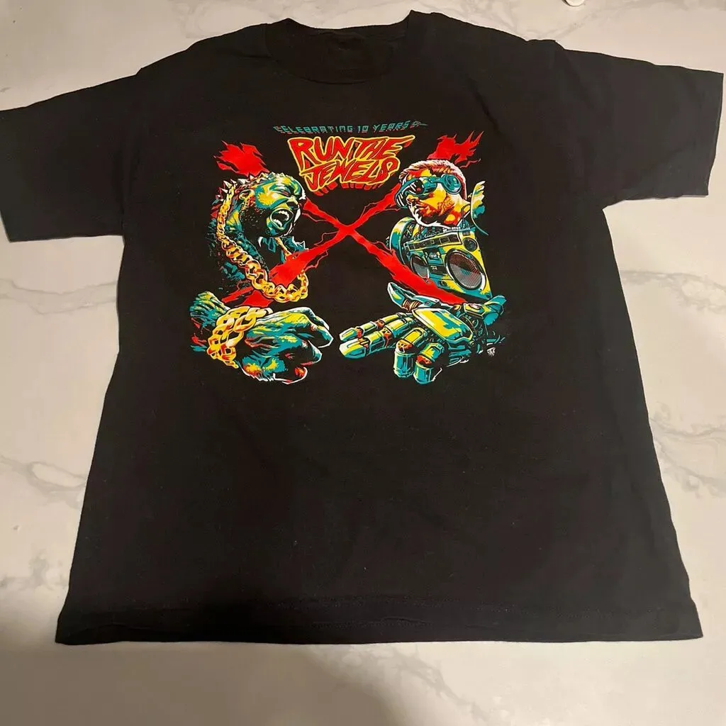 

Run The Jewels Band Celebrating 10 years T Shirt Full Size S-5XL