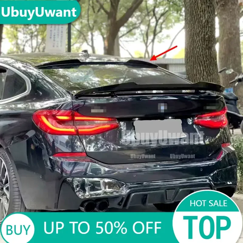 Für BMW 6er GT G32 2021 2022 2023 Dachspoiler aus echtem Carbon, Kofferraum-Heckflügel