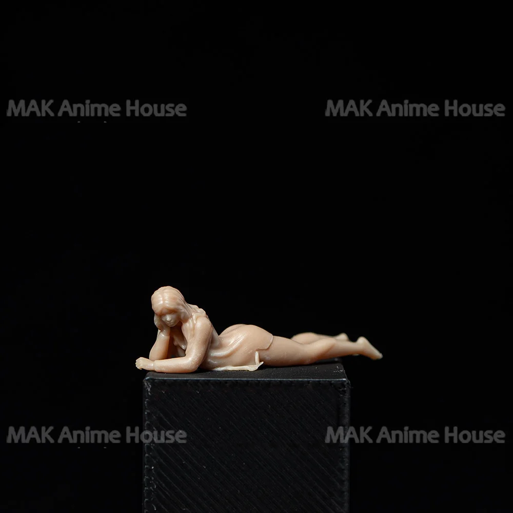 شخصيات المنمنمات 1/64 1/43 1/35 ملابس السباحة بيكيني الجمال فتاة الشاطئ عطلة الشاطئ الراتنج ديوراما نموذج الإبداعية المرآب المشهد دمية #3