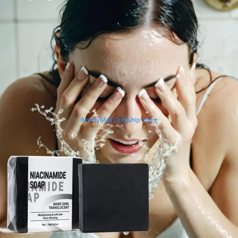 40JD 70 جرام صابون نياسيناميدات صابون عملي مرطب صابون سهل الاستخدام صابون تنظيف عميق للسفر المنزلي