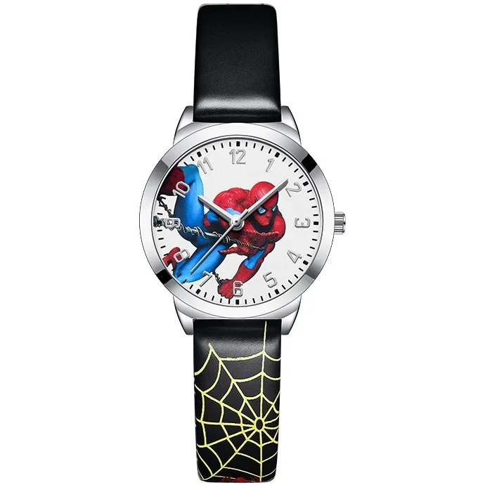 Marvel Spider Man dessin animé enfants montres Quartz montre-bracelet garçon étudiant mode horloge étanche pour garçon cadeau