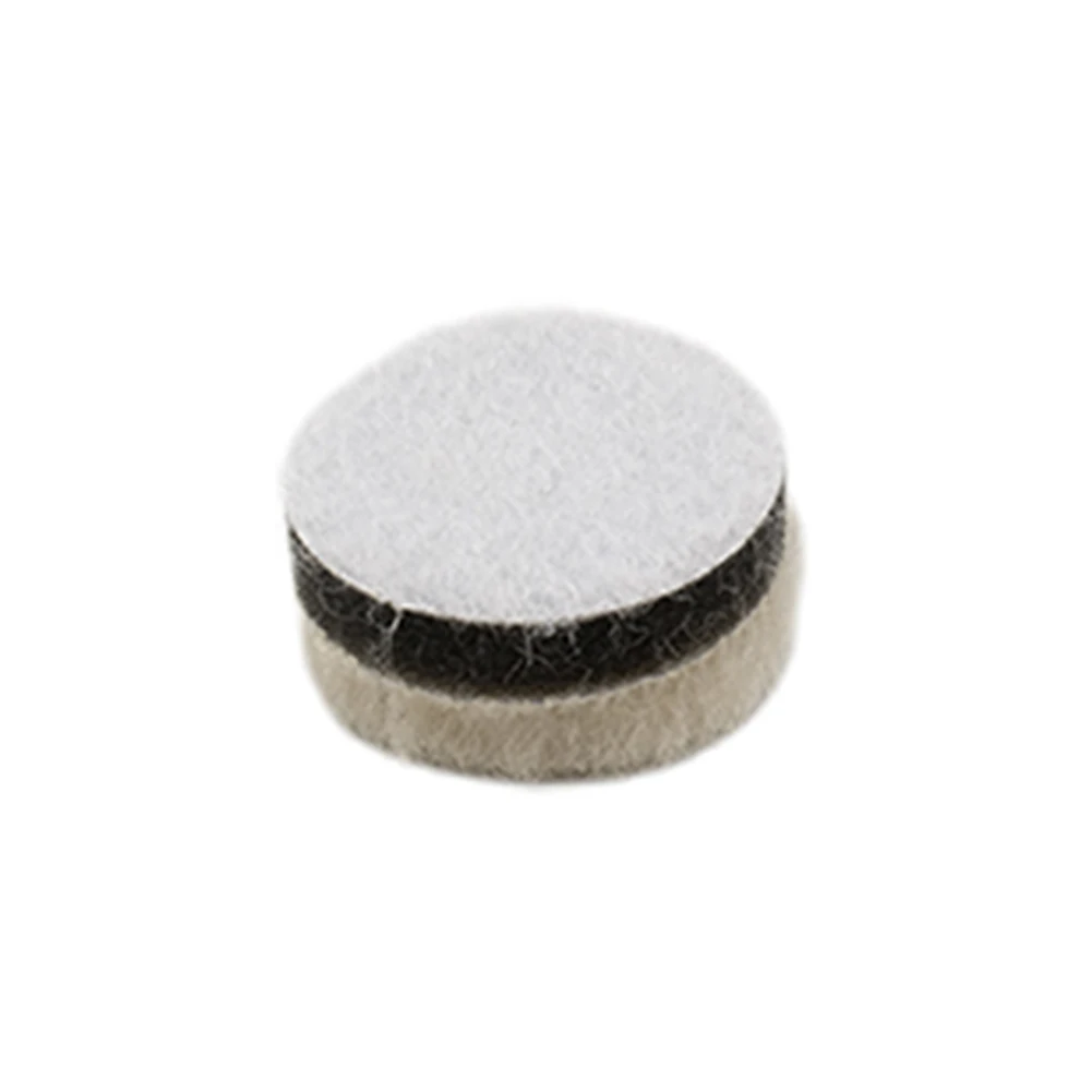 Achieve a Streak free Shine with 30Pcs Wool Polishing Pads, 1 inch Diameter, Suitable for Car Polisher or Glass Buffing