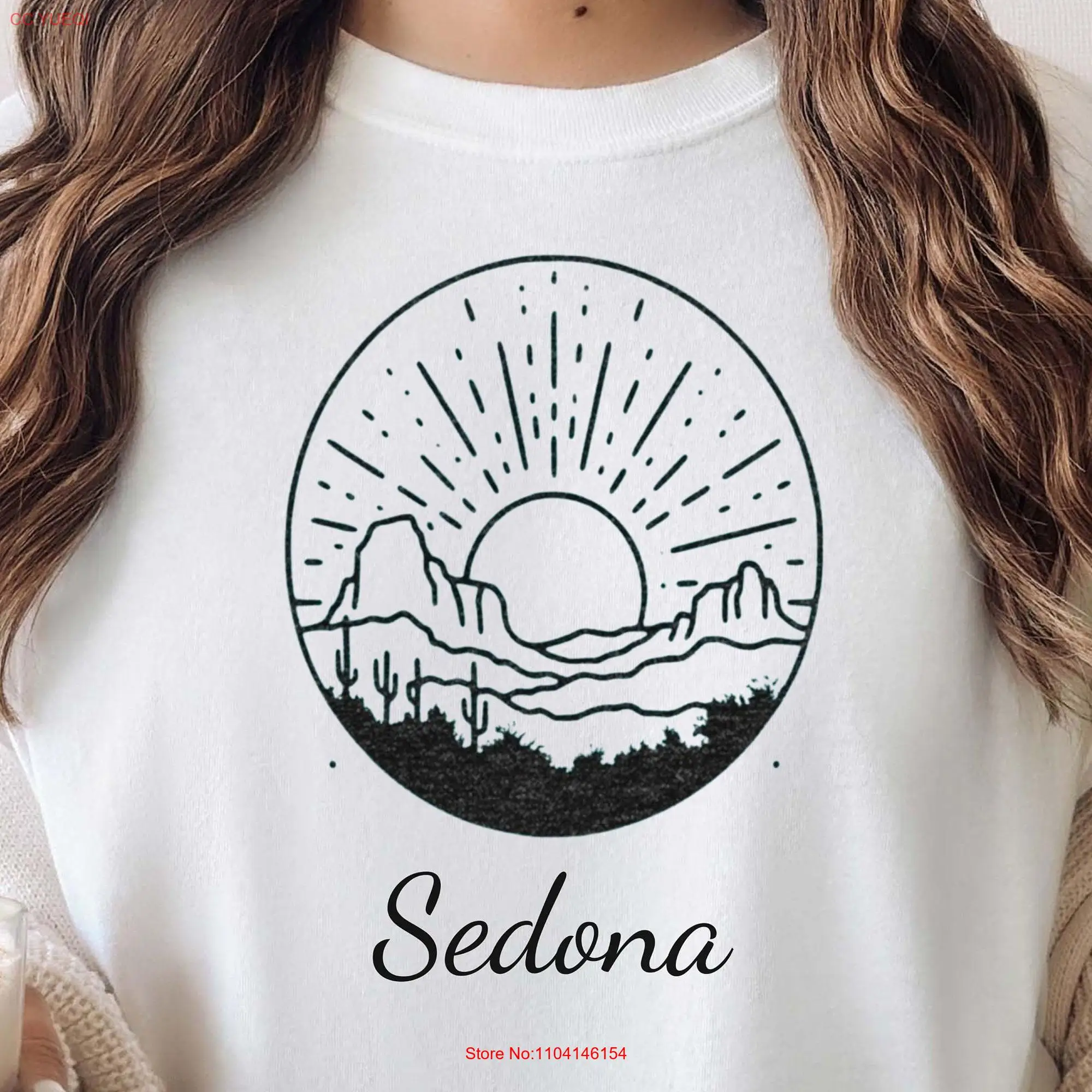 Sedona T Shirt Bella Canvas Triblend Arizona Perfect Travel Plus sizes too long or short sleeves