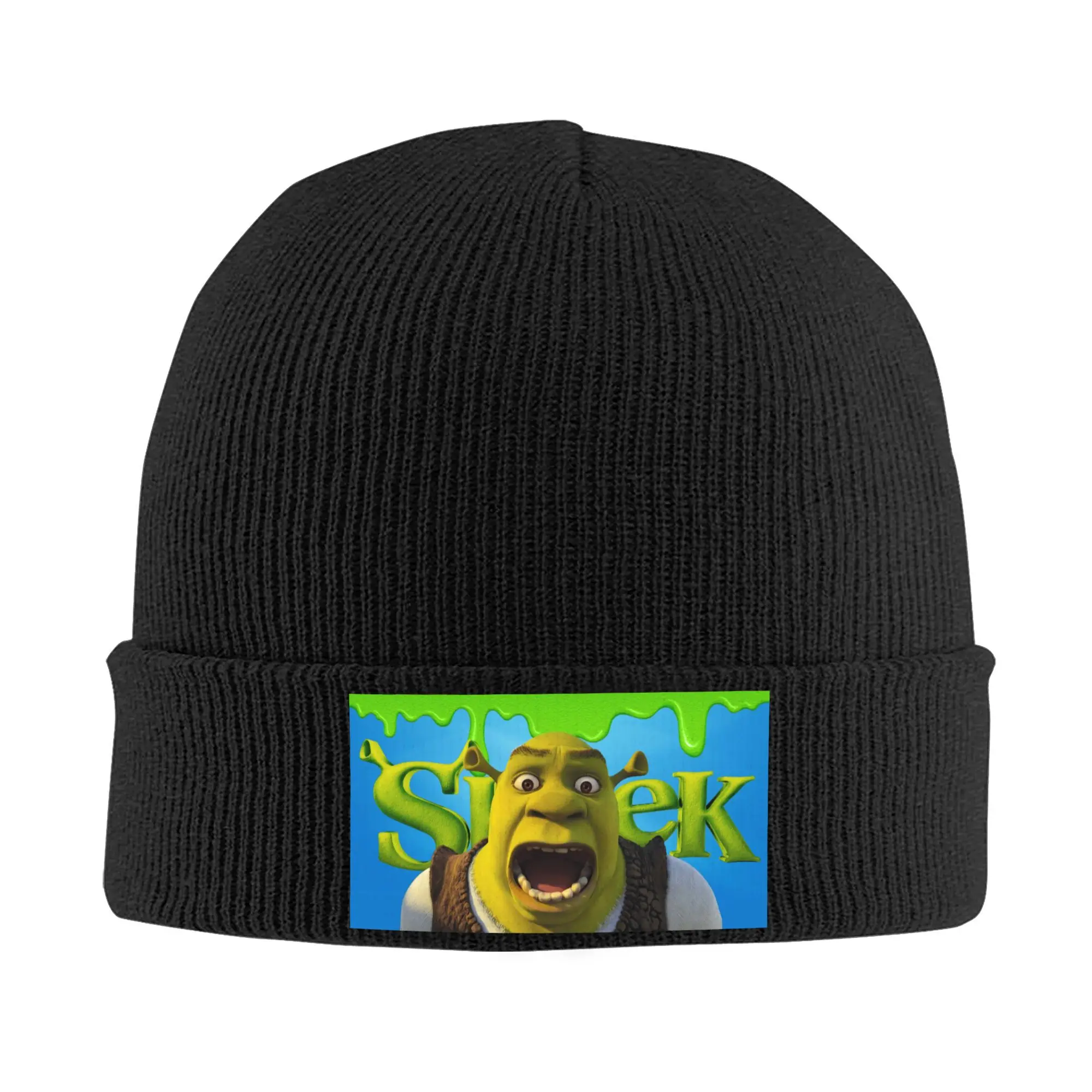 Custom S-Shreks Motorkap Hoed Hip Hop Gebreide Muts Mannen Vrouwen Unisex Volwassen Films Winter Warm Skullies Mutsen Caps
