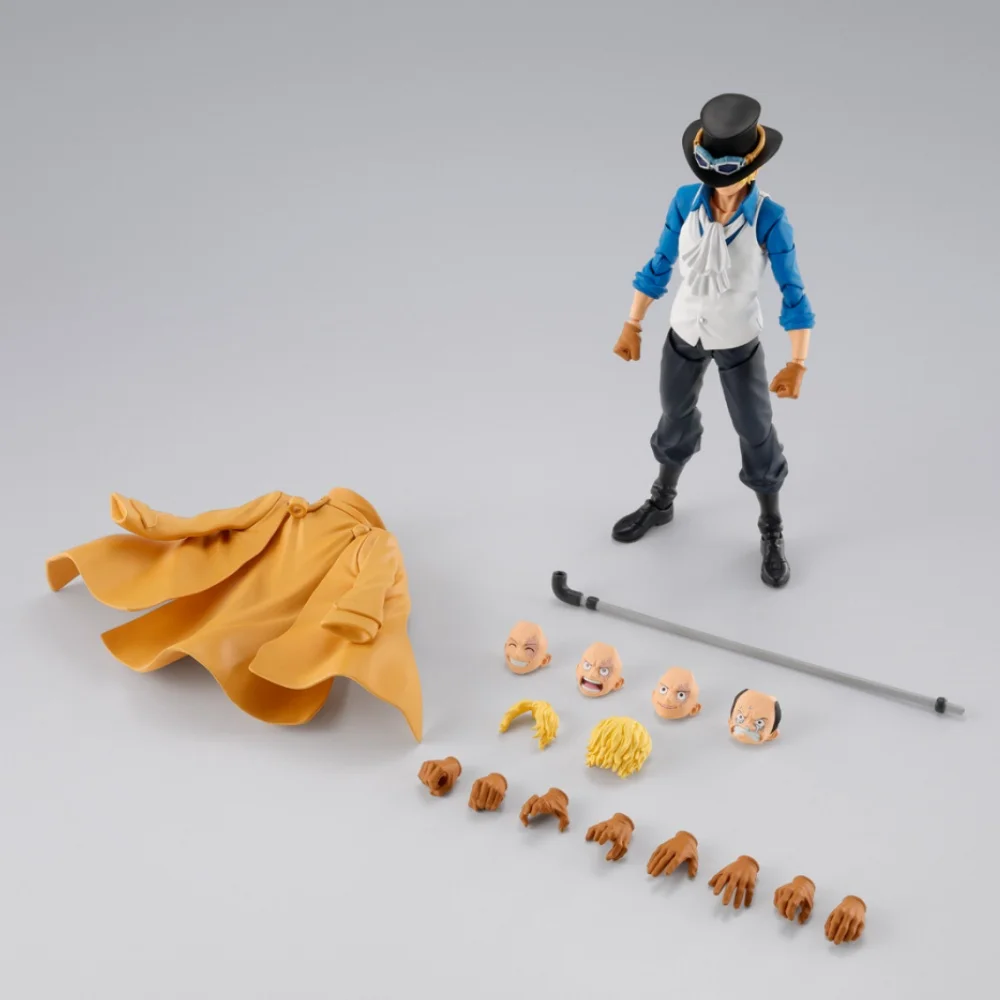 BANDAI ONE PIECE Anime SABO REVOLUTIONARY ARMY CHIEF OF STAFF Action-figuren Modell Figur Original Figuarts Spielzeug Sammlung