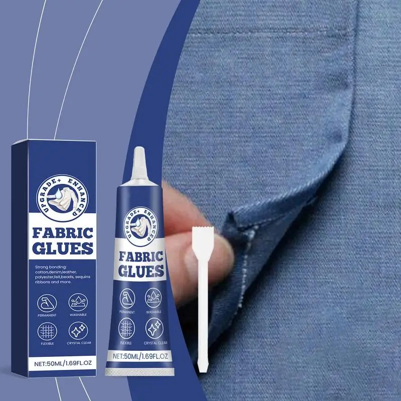 Fabric Adhesive Glue Fabric Glue Multifunctional Fabric Glue Clothes Pattern Adhesive Soft Adhesive Fabric Glue Repair For cloth