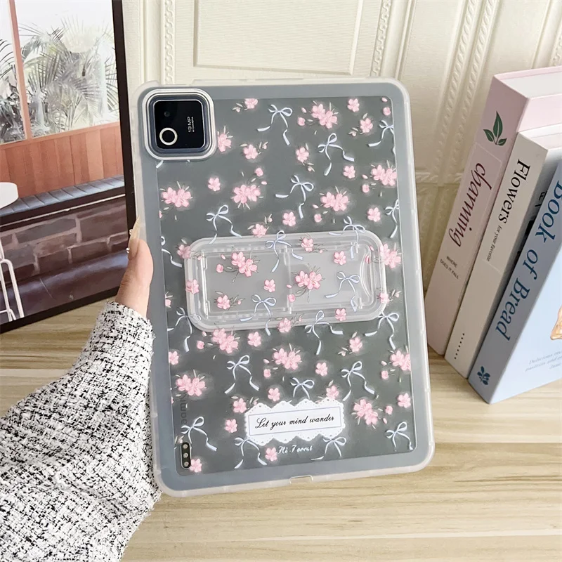 Bowknot Transparent Tablet Case For Xiaomi MI Pad 8 7 6 5 6S