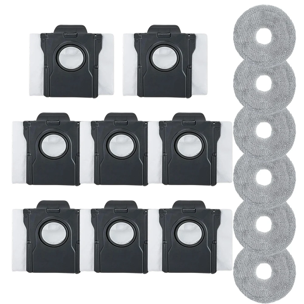 交換用モップクロスとダストバッグキット L10s Pro用、Ultra Heat/X40用、Ultra/X50ロボット掃除機用、詰まり防止部品