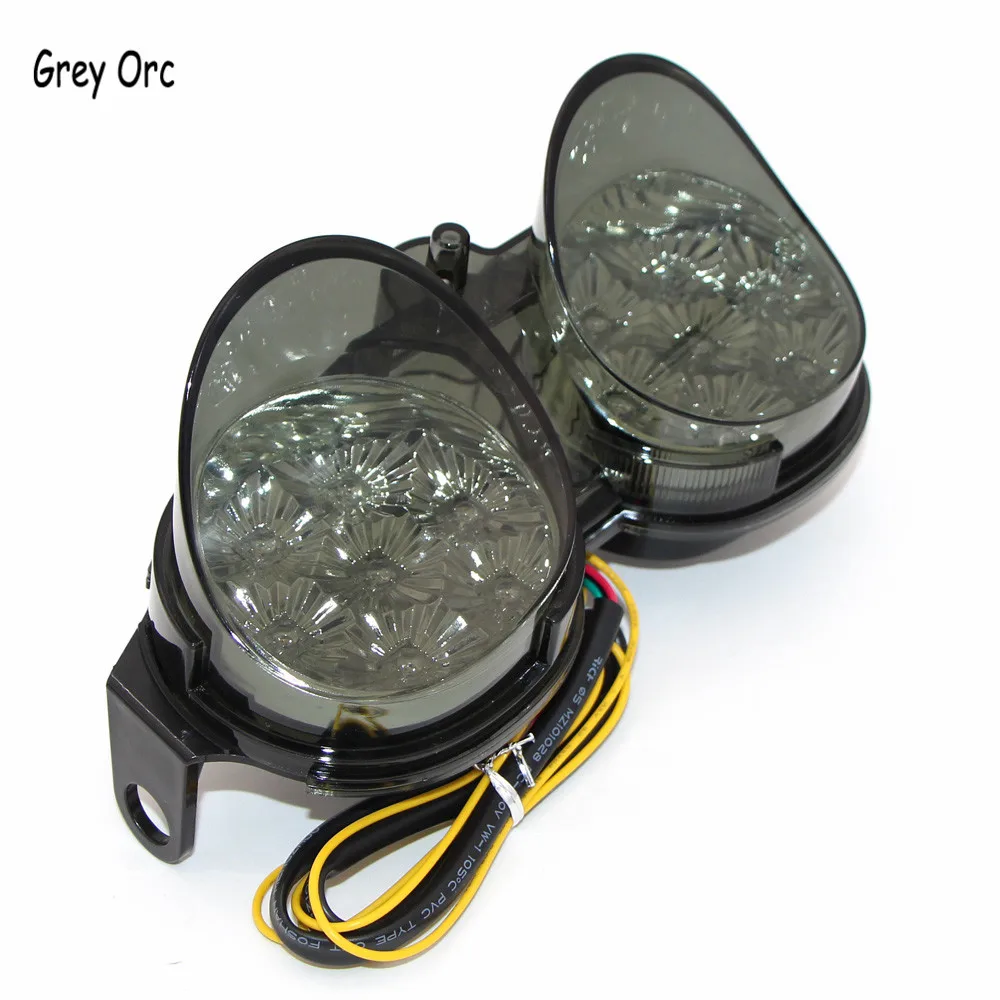 For Yamaha YZF R6 YZF-R6 2001 2002 Motorcycle Rear LED Brake Tail Light Turn Signals Integrated Tailight Flasher lamp