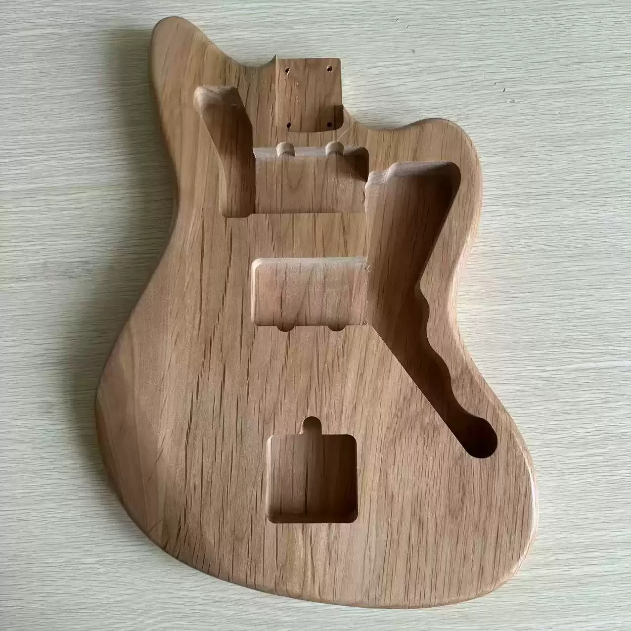 39-Inch Electric Guitar Body - with Primer, DIY Replacement Body, 648mm Scale Length
