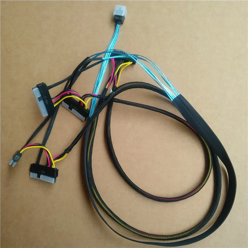 For Dell 12G SAS RAID hard disk data cable DSS9620 TWH8C 7PTHT