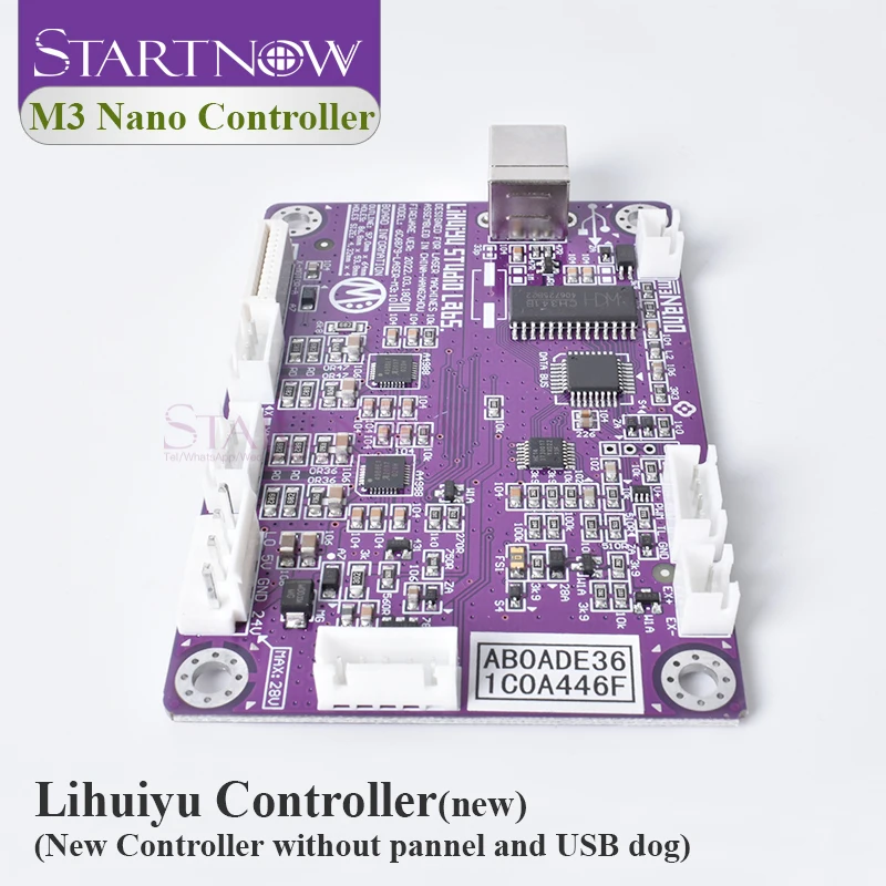 LIHUIYU M2 Nano Laser Controller Motherboard for DIY 3040 K40 Laser Engraving Machine Control System Main Card With Dongle B