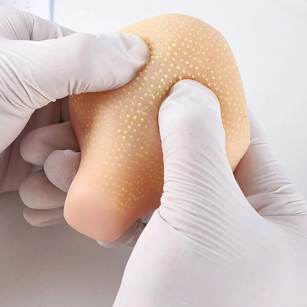 リアルなニキビ潰しフィジェットトイ 再利用可能な感覚ストレス解消剤 不安解消用、シミュレーション黒ずみ潰しおもちゃモデル