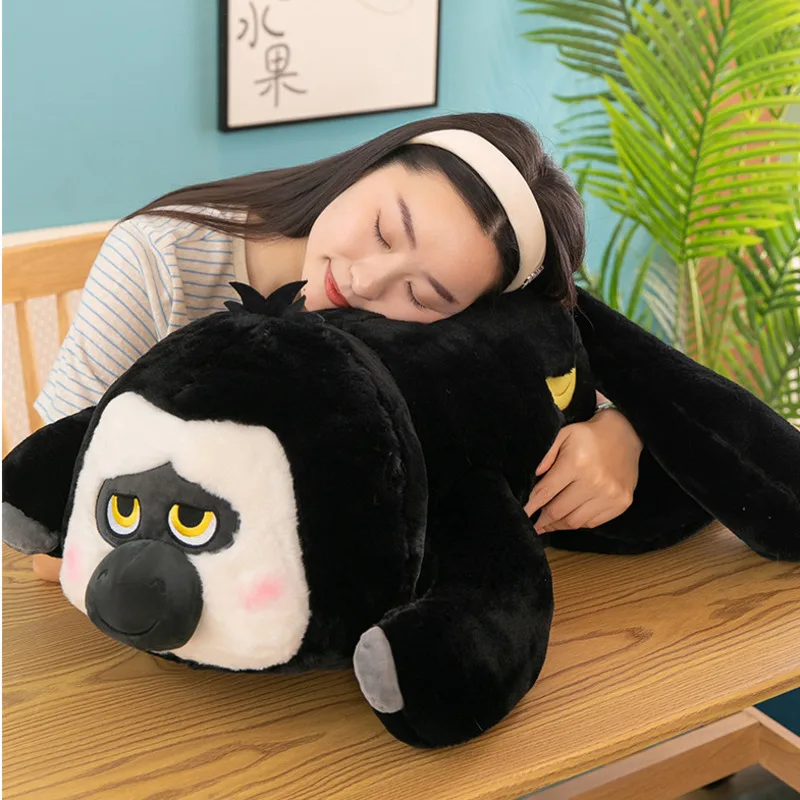 

White Faced Monk Monkey Plush Internet Famous Creative Cartoon Sleeping Pillow Doll Room Decoration Children's Birthday Gift