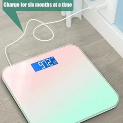 2024 Intelligent LED Hidden Screen Family Bathroom Scale Electronic Scale Small Human Health Weighing Meter Balança Corporal