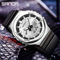 SANDA Fashion New Men's Sports  Watches Military Quartz Man Waterproof G-Style Watch For Men Clock Dropship reloj de hombre