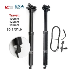 KS 900i Dropper Seatpost 30.9 31.6mm Bicycle Seat Tube 125 150mm Travel Internal Routing Cable Remote Mountain Bike Seat Post