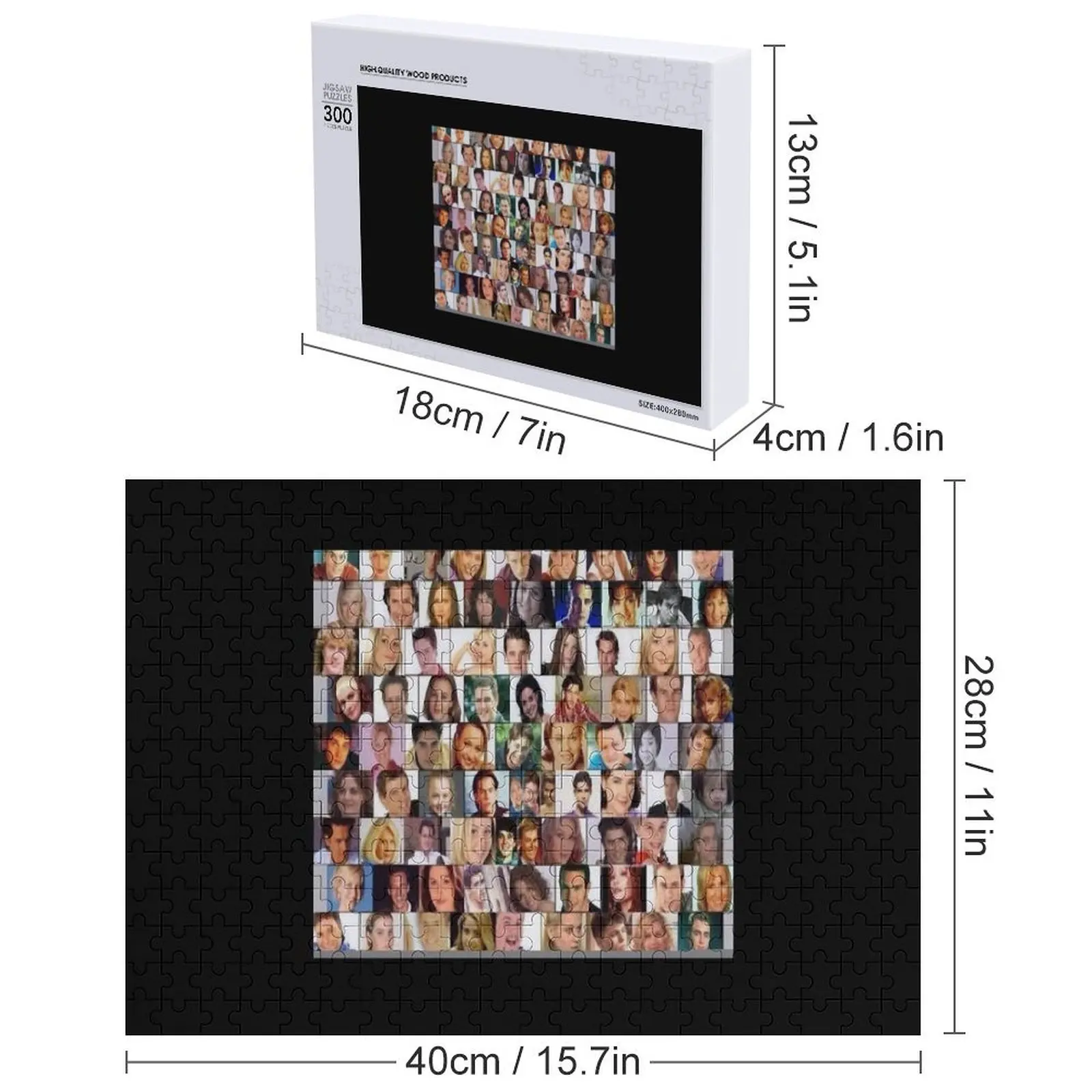 이웃들 TV 램지 스트리트 직소 퍼즐 맞춤형 나무 이름 맞춤 선물 맞춤형 직소 사진 퍼즐
