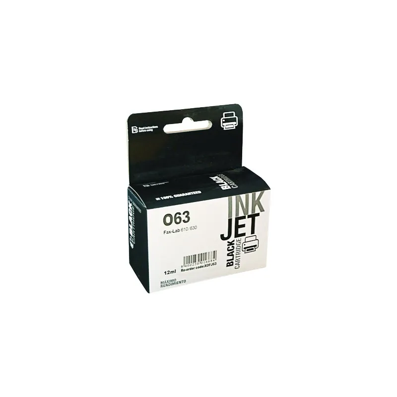 Black Olivetti alternative ink cartridge O63, replaces B0702 XOFJ63C imprimirbien.com