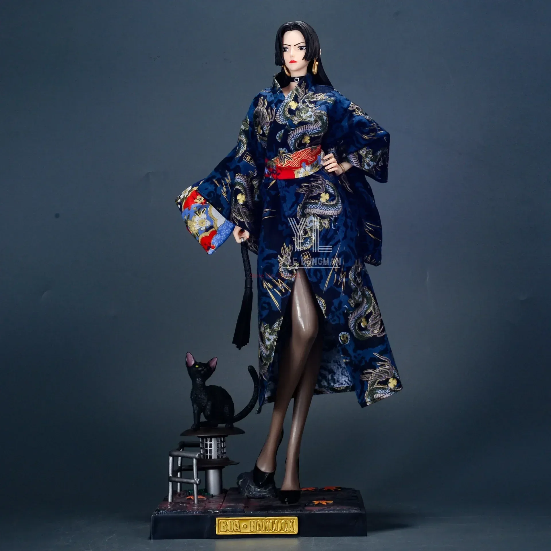 One Piece Anime Figure Uta Kimono Empress Boa Hancock High Quality Model Boutique Large Decorative Desktop Scene Collection Toys