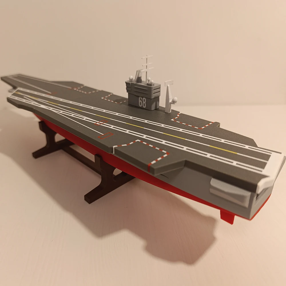 โมเดลเรือบรรทุกเครื่องบินนิมิทซ์ ขนาด 1/700 ความยาว 46.9 ซม. ผลิตด้วยการพิมพ์ 3 มิติอย่างประณีต ชุดประกอบแบบจำลองเรือแบบคงที่ ของเล่นเรือ