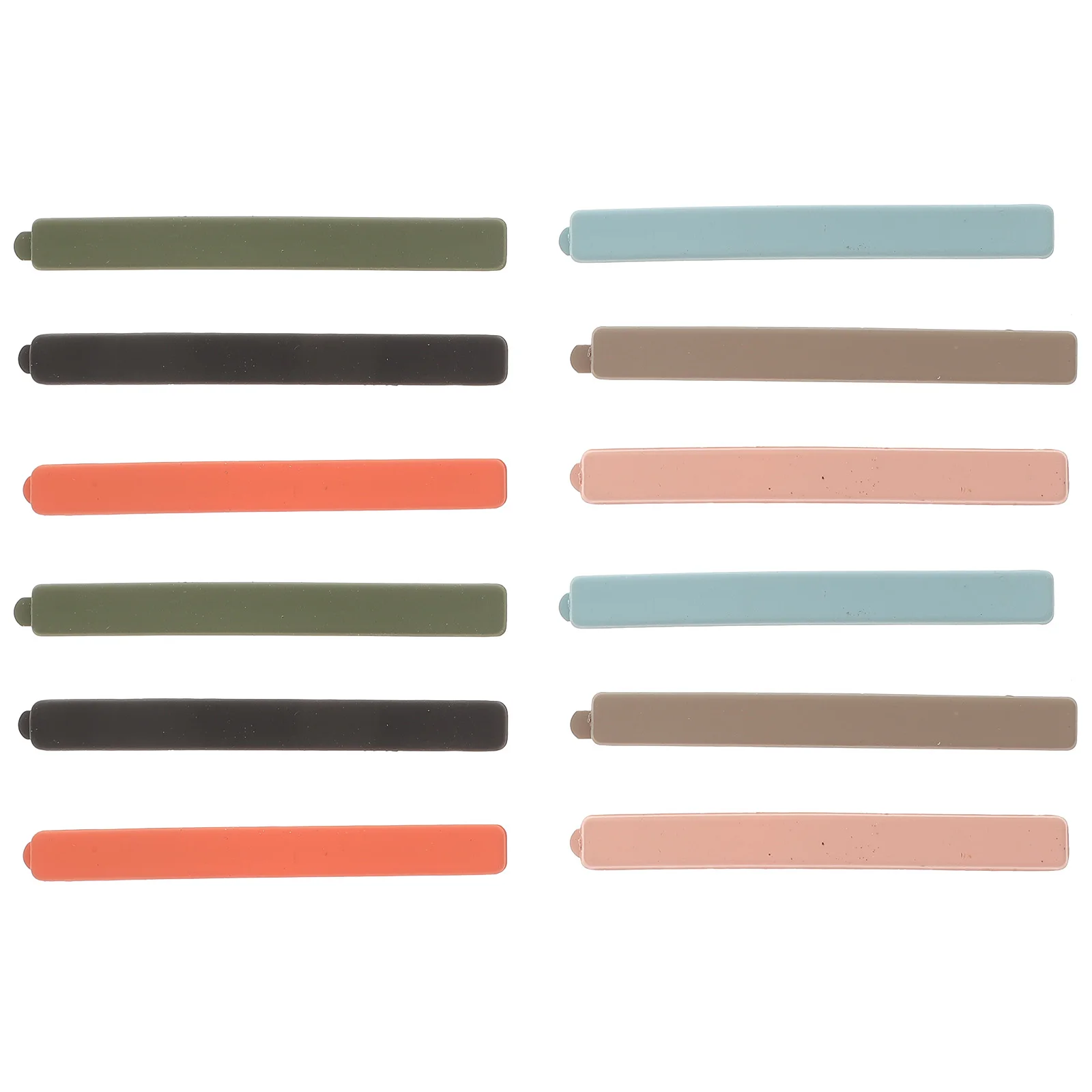 

18pcs Hair Clip Headgear Mixed Color Bobby Pins Durable Colorful Hairpins Brief Strong Metal Girls Women Gift Hair Care Styling