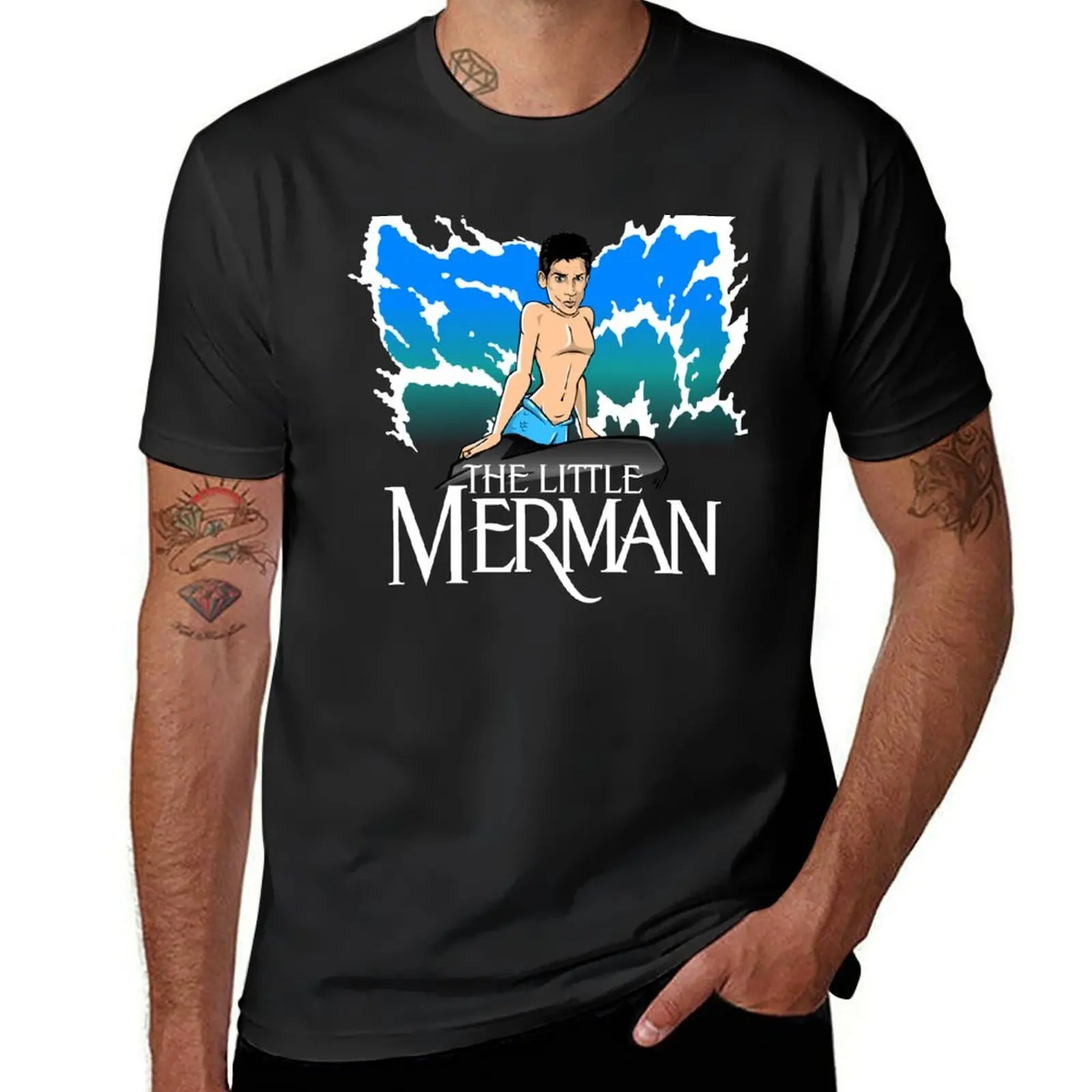 The Little Merman T-Shirt sports fans new edition plus size tops workout shirts for men