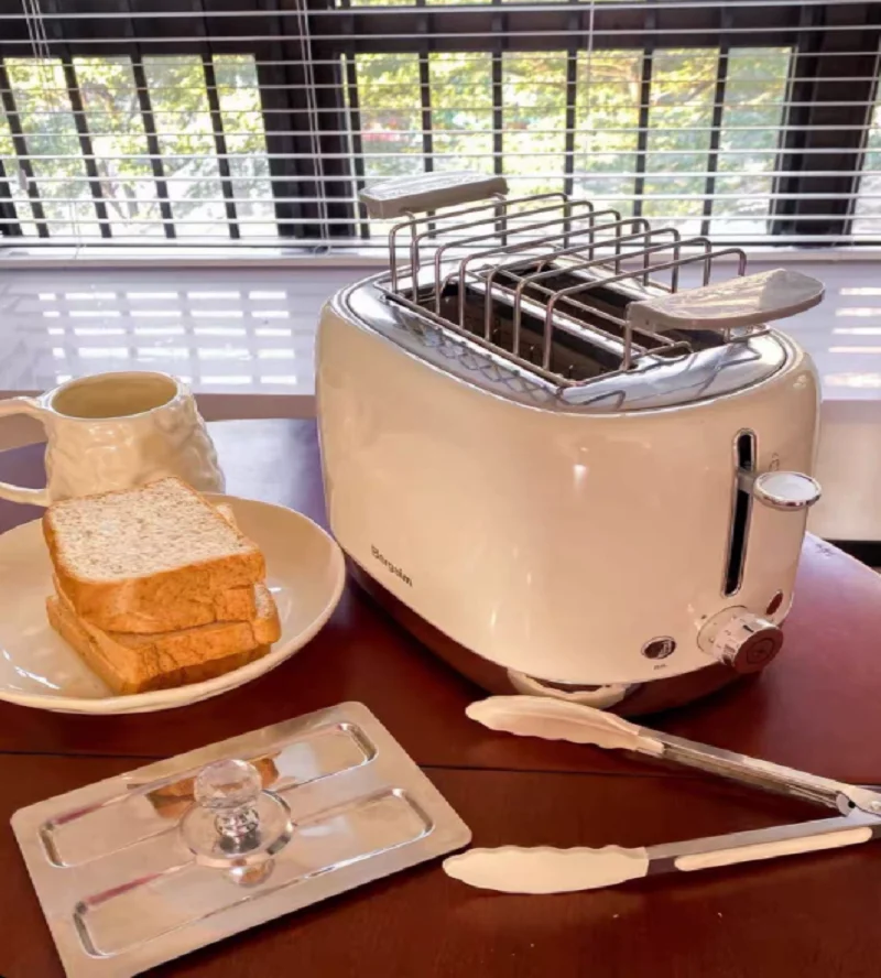 220V bargaim 2 Slice Toaster Multifunctional Breakfast Machine for Home Bagel Toast Bread Maker DW