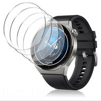 4pc/lot Tempered Glass Film For Huawei Watch GT 3 Pro 46mm Smartwatch GT3 Pro Screen Protector Protective Film Clear Accessories
