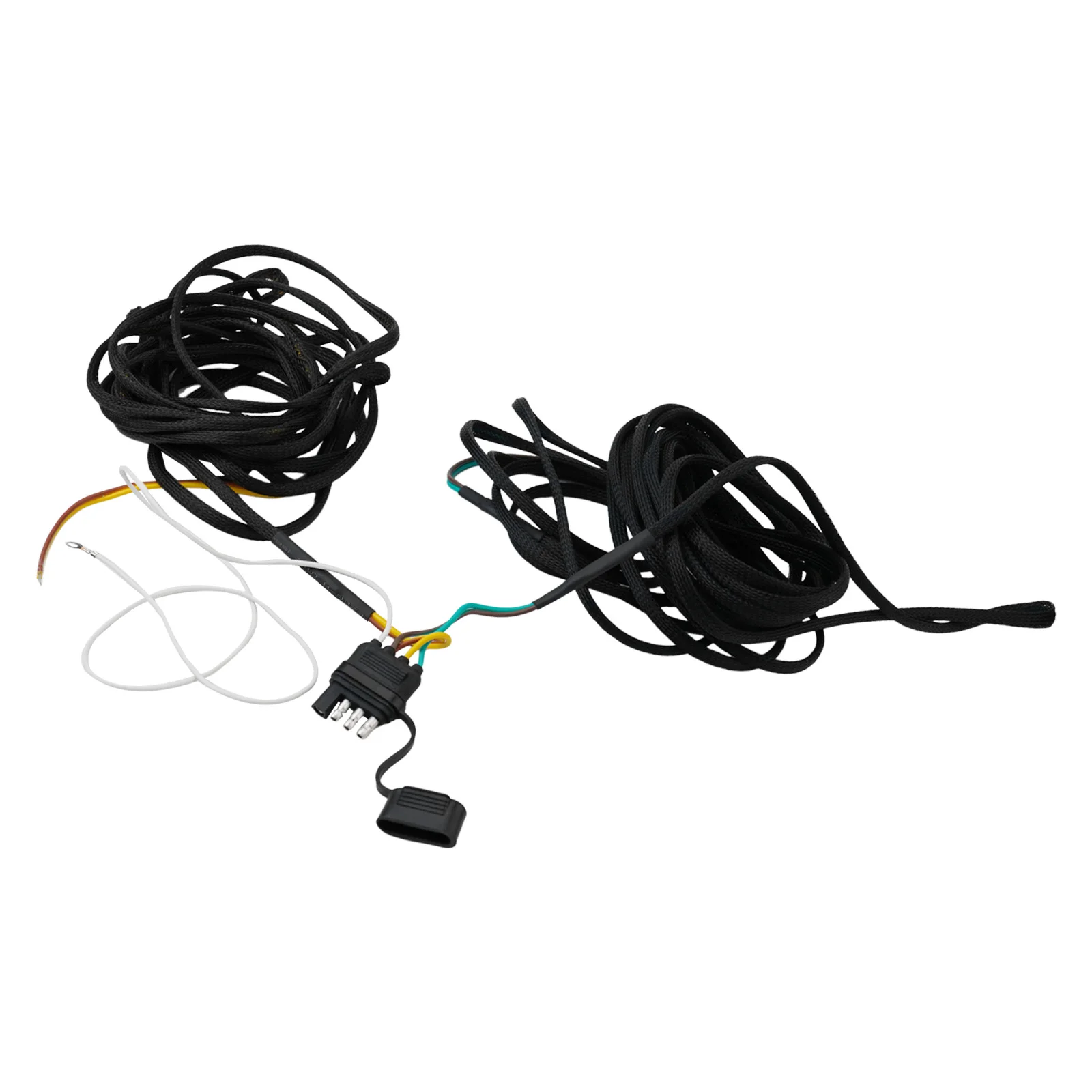 Trailer Wiring Harness Kit Y Connector Design 22 9FT Length for Reliable Connections on Boats ATVs Horse Trailers