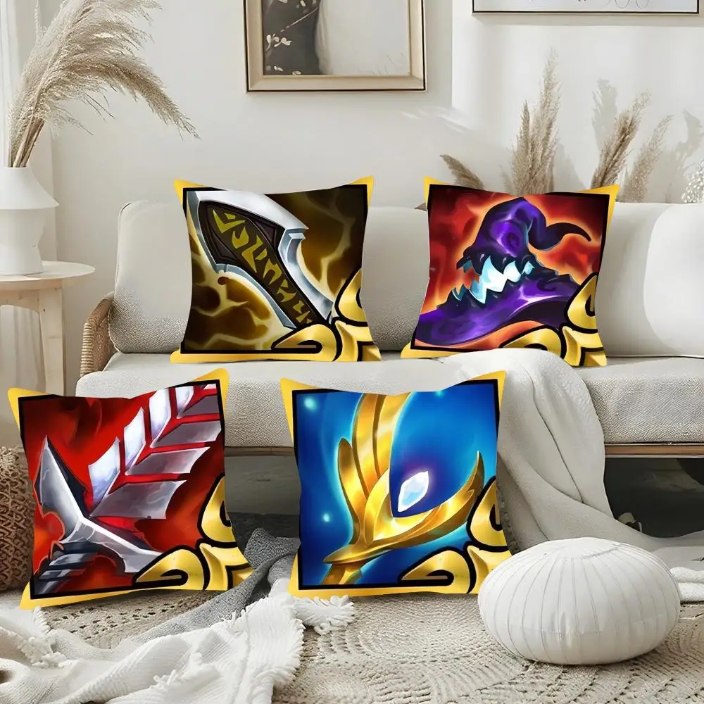Game L-LOL TT Bright Equipment Cushion Cover Luxury Soft Plush Pillowcase Double Side Cushion Cover Cozy Home Decor Unique Gifts