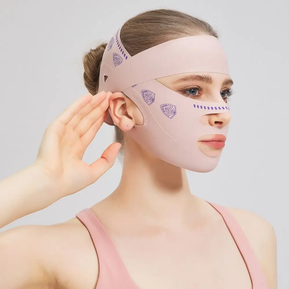 

Anti Wrinkle V Line Face Shaper Nasolabial Fold Lift Up Face Slimming Mask Breathable Facial Beauty Tool Cheek Lifting Belt