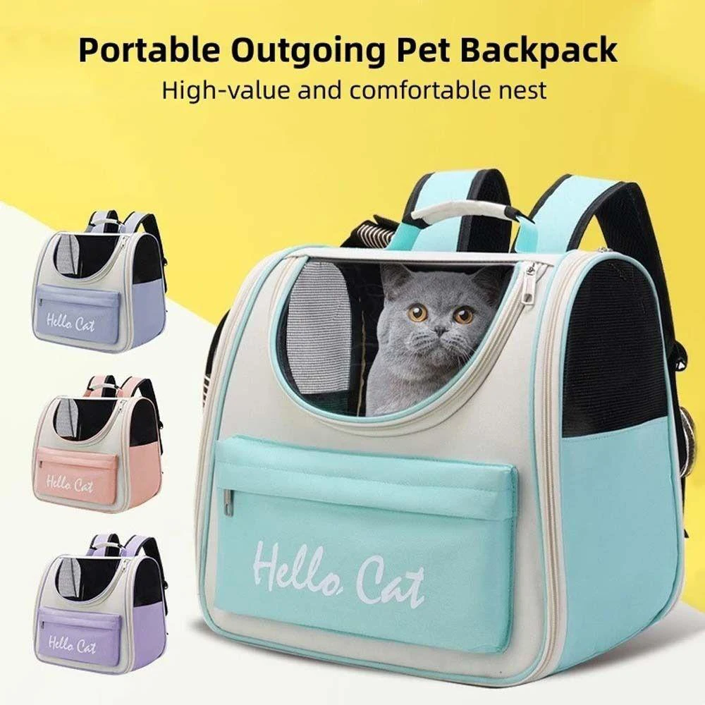 

Breathable Pet Carrier Backpack,Cat Backpack,Outdoor Travel Bag,Space Capsule Cage,Portable Cat Package,Travel with Accessories