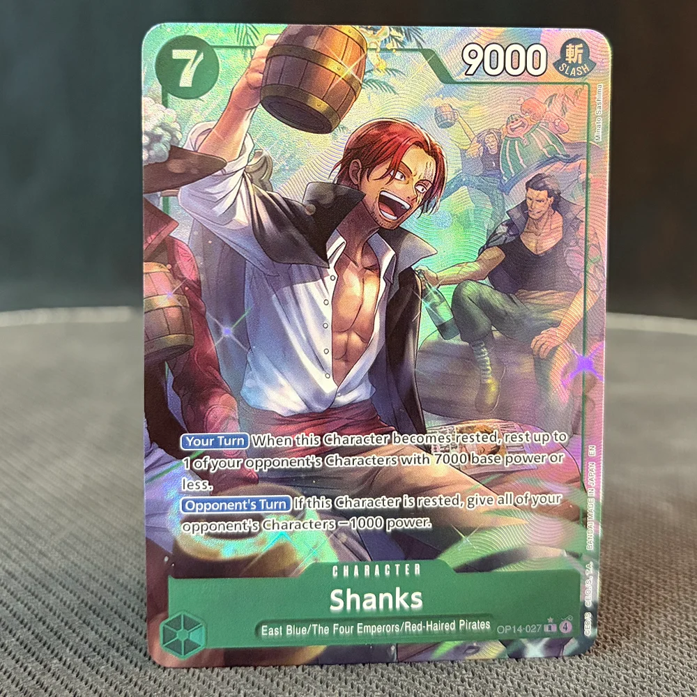 OPCG SP Goldprägung Buggy Perona Mihawk Sabo Ace Luffy Zoro-juurou Sanji Newgate Nami Hancock Hiyori ONE PIECE Proxy-Karten