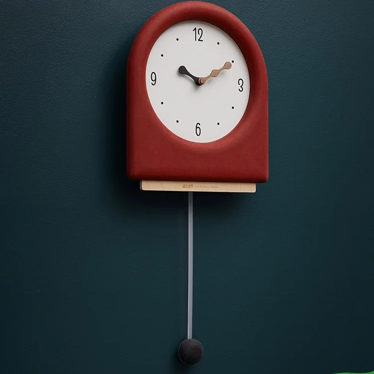 

Punch-free clock clock wall clock living room 2025 new simple modern personalized creative atmospheric wall