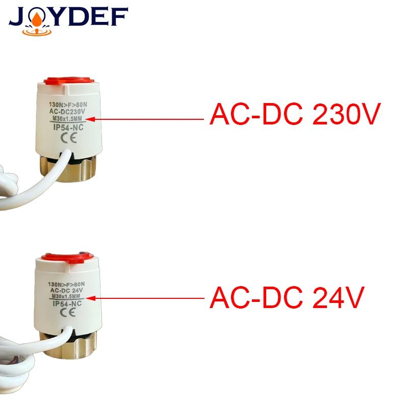 1/5/10 Pezzi 230v 24V Normalmente Chiuso M30 * 1.5mm Attuatore Termico Elettrico per Riscaldamento a Pavimento TRV Radiato