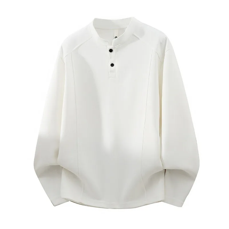 The Highly Anticipated Henry Collar Hoodie Men's Spring New Style Loose American Deconstructed