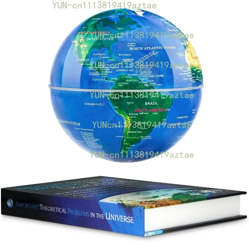 Rotating Globe World Map with Book Base for Home