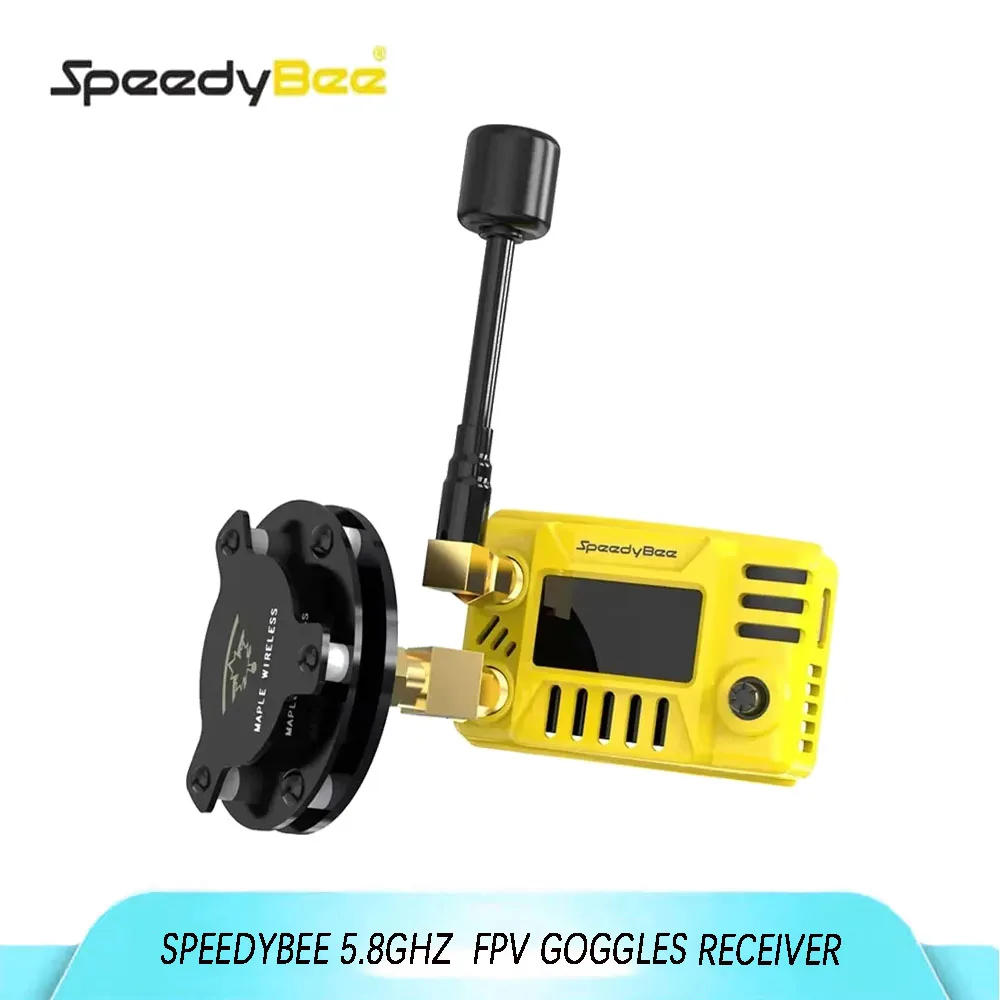 

SpeedyBee V3 5.8GHz FPV Module - OSD & Ground Station 48CH Dual Receiver for Fatshark ORQA FPV Goggles