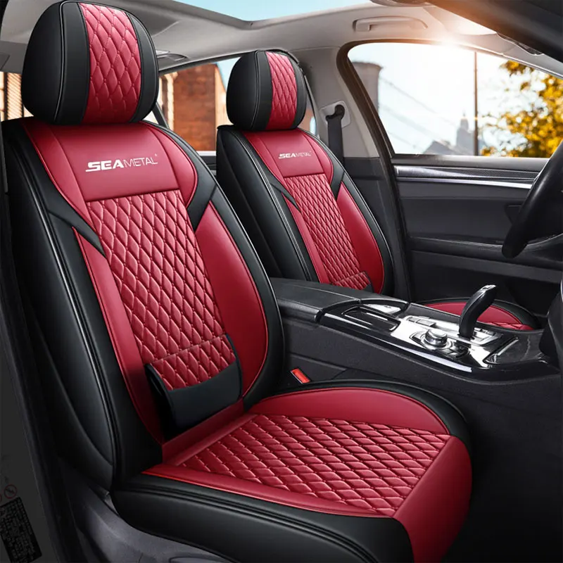 Universal PU Leather Car Seat Covers 6